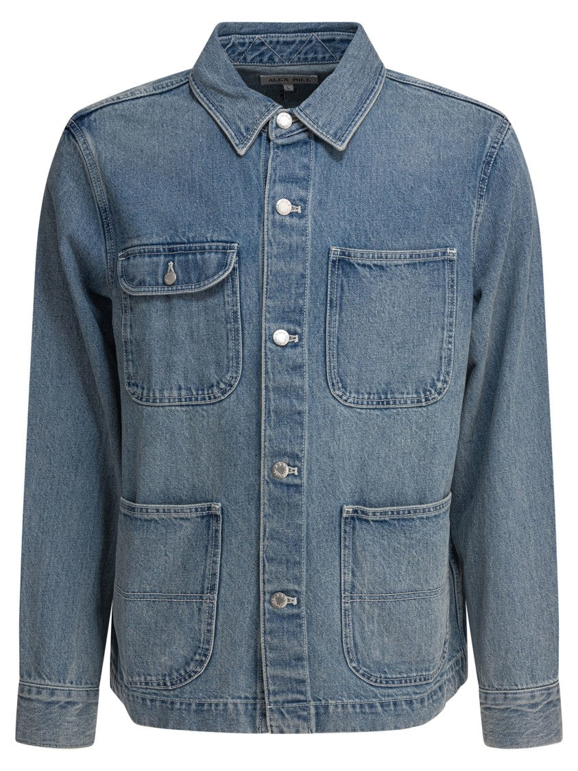 Alex Mill Denim Jacket With Classic Collar
