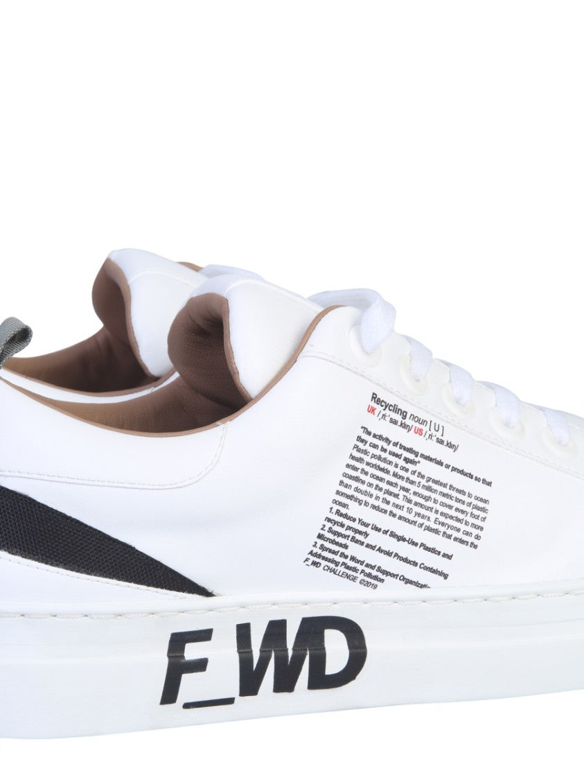 Forward Ecoleather Low-Top Sneakers With Contemporary Detailing