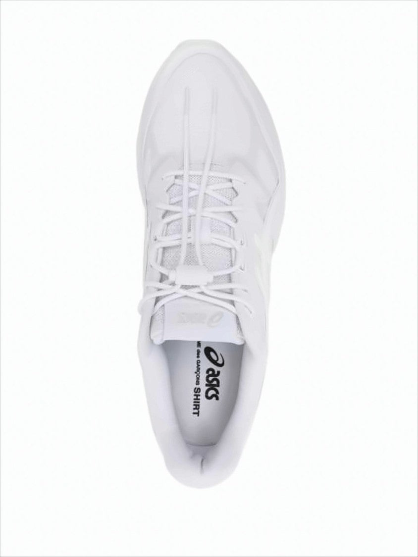Comme Des Garçons Low-Top Sneakers With Textured Overlays And Cushioned Sole