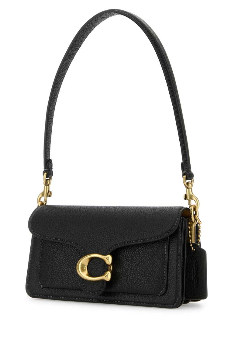 Coach New York Black Leather Tabby 20 Shoulder Bag