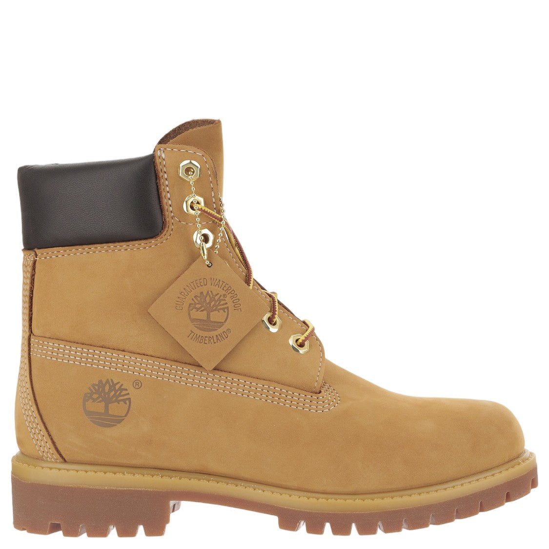 Timberland Brown Lace-Up Rugged Padded Boots
