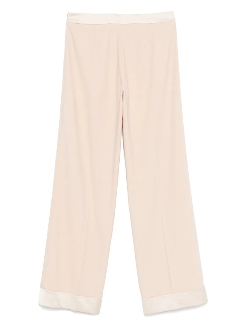 D. Exterior Tailored Minimalist Design Sophisticated Silhouette Pants