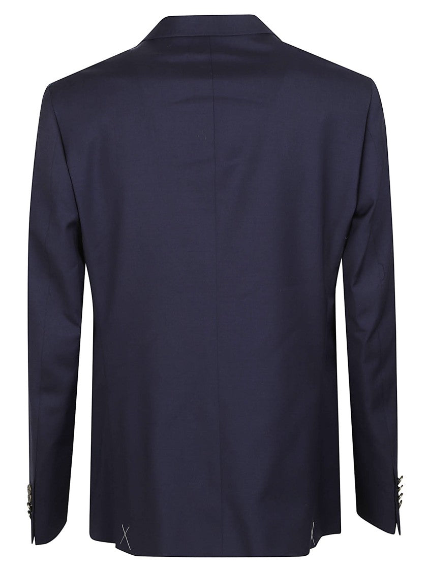 Etro Roma Paisley-Lined Tailored Wool Blazer