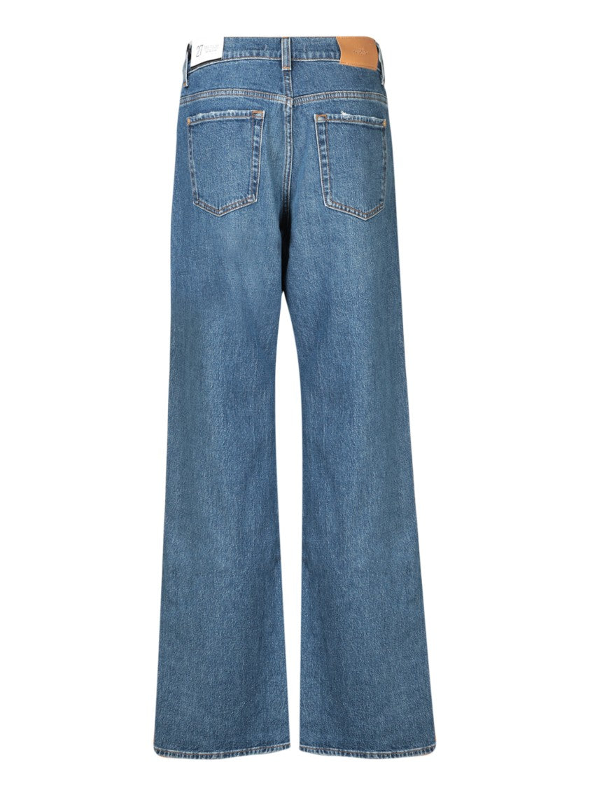 7 For All Mankind Wide-Leg Denim Jeans With Flattering Fit And Design