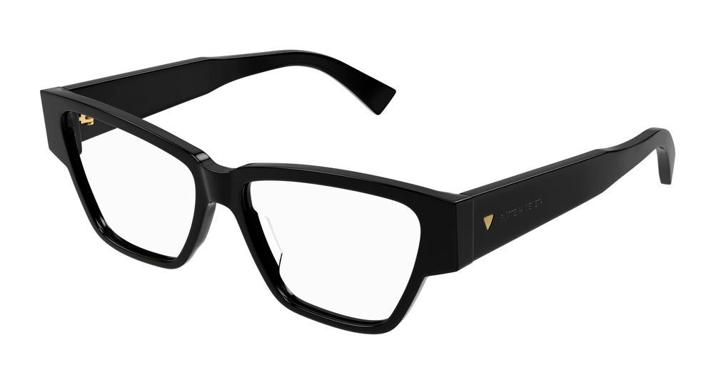Bottega Veneta Eyeglasses Bv1288o 001 Black Black Transparent 55/15/145