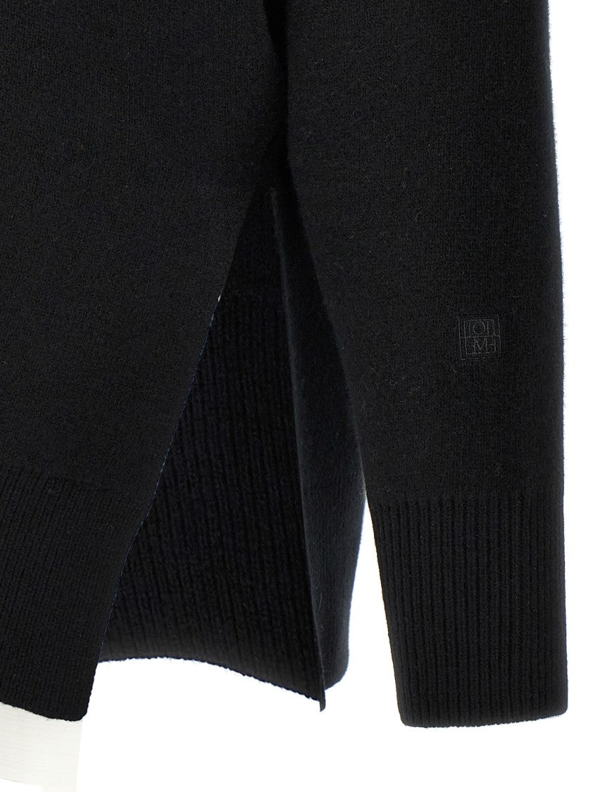 Totême Double-Knit Wool And Cashmere Blend Sweater