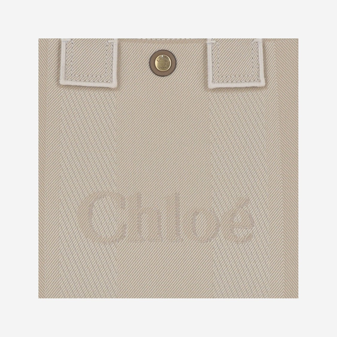 Chloé Carry Small Canvas Tote Bag