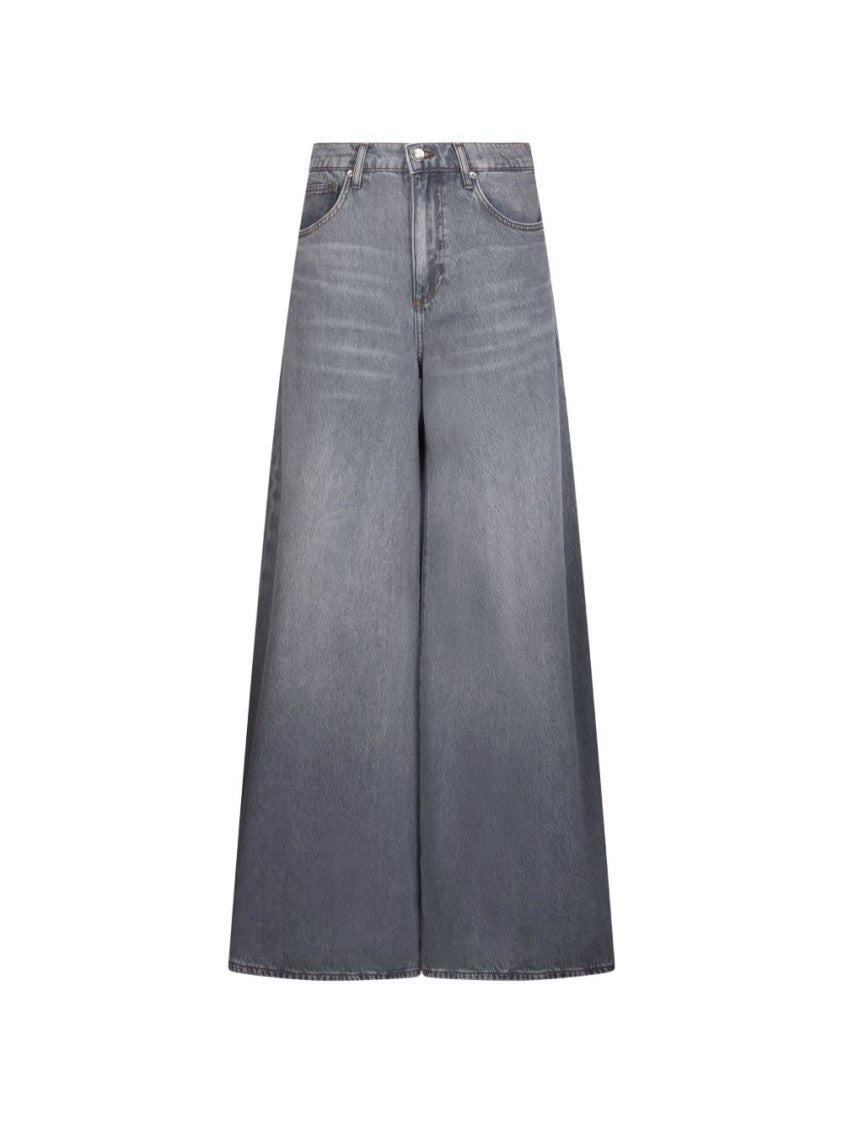 Liu Jo Light Grey Five-Pocket Jeans