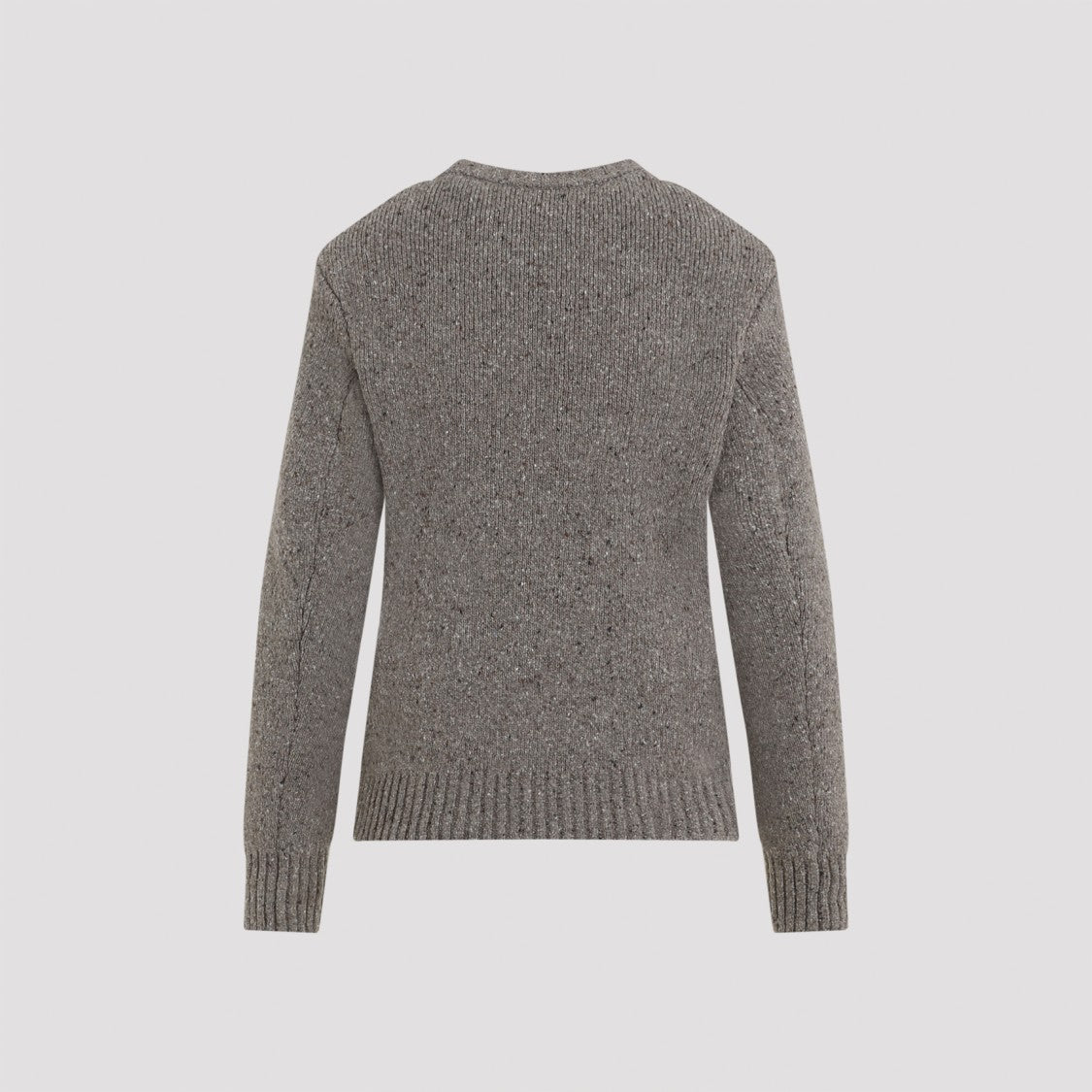 Bottega Veneta Riverbed Melange Grey Wool Pullover
