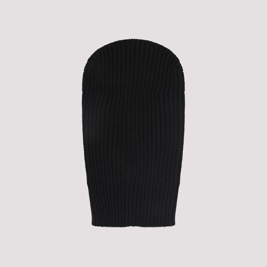 Rick Owens Black Wool Sphinx Skull Hat