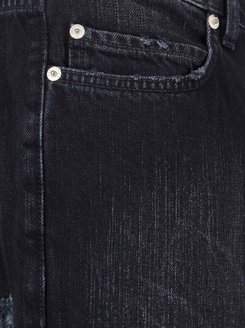 Balenciaga Straight Jeans, In Black Denim