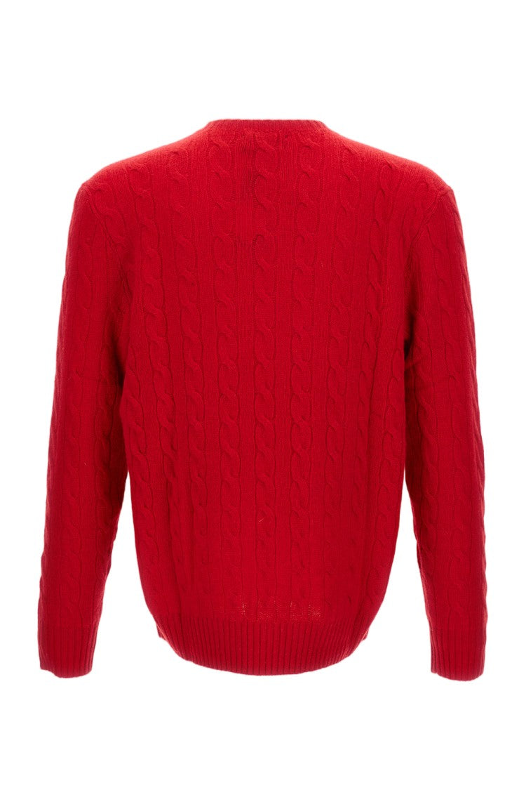Polo Ralph Lauren Cable-Knit Wool-Cashmere Jumper With Textured Design