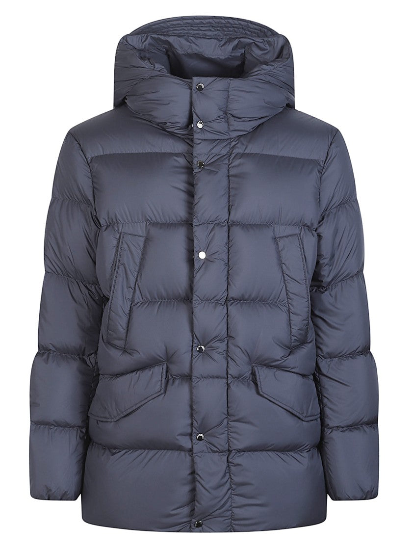 Woolrich Cloud Davis Padded Blue Parka