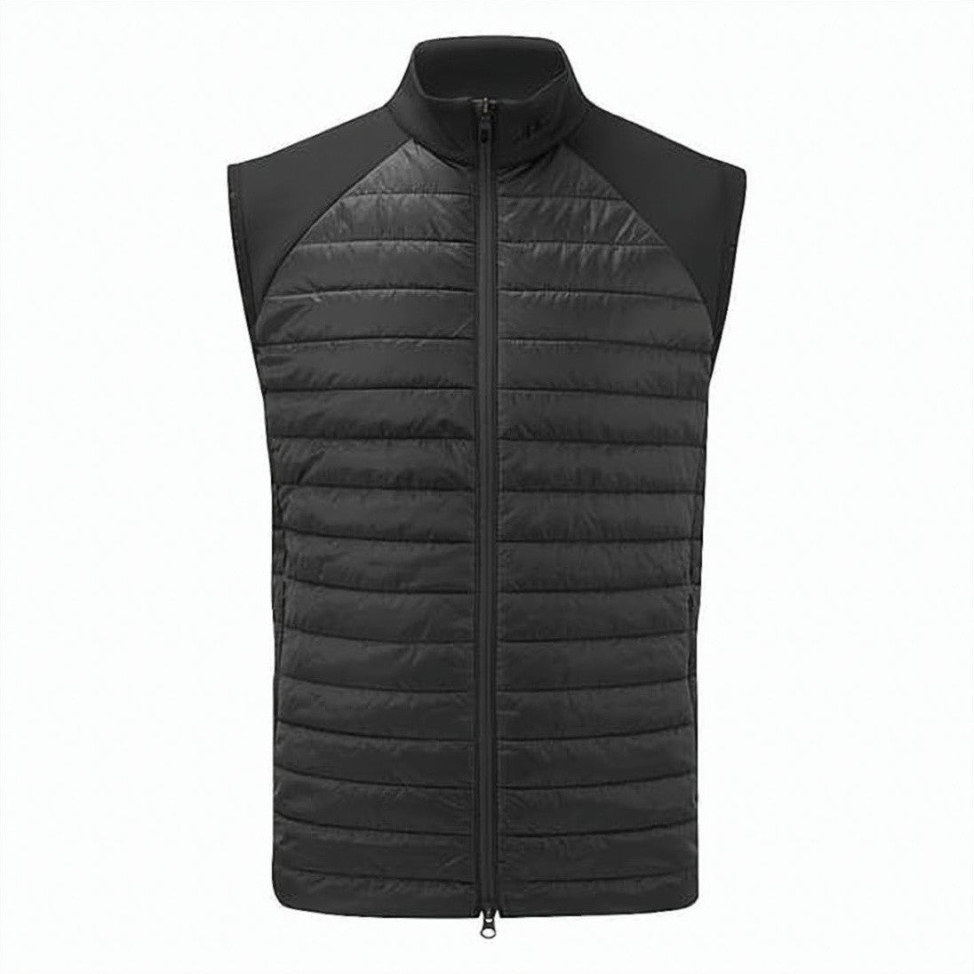 J Lindeberg Quilted Vest With High Collar