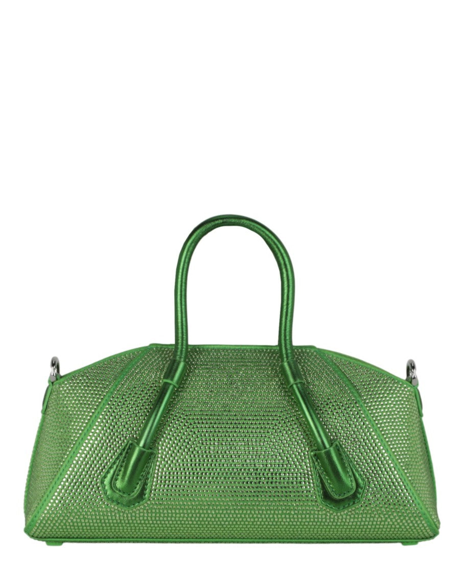 Givenchy Mini Antigona Stretch Top Handle Bag In Satin