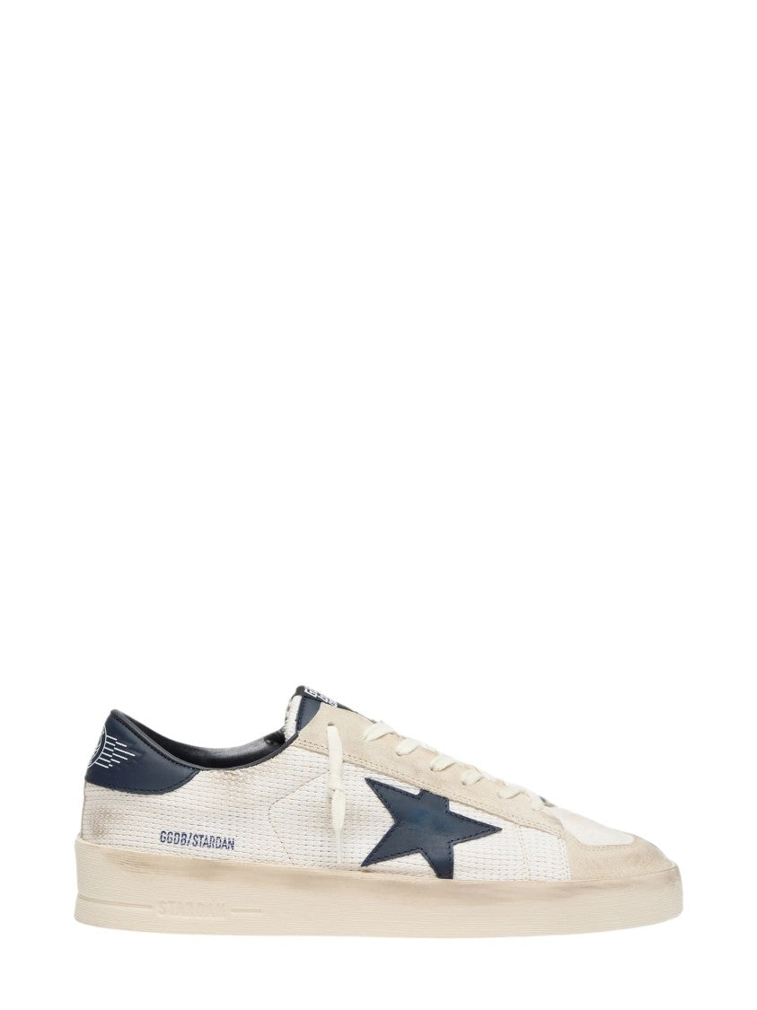 Golden Goose Blue Leather Stardan Sneakers