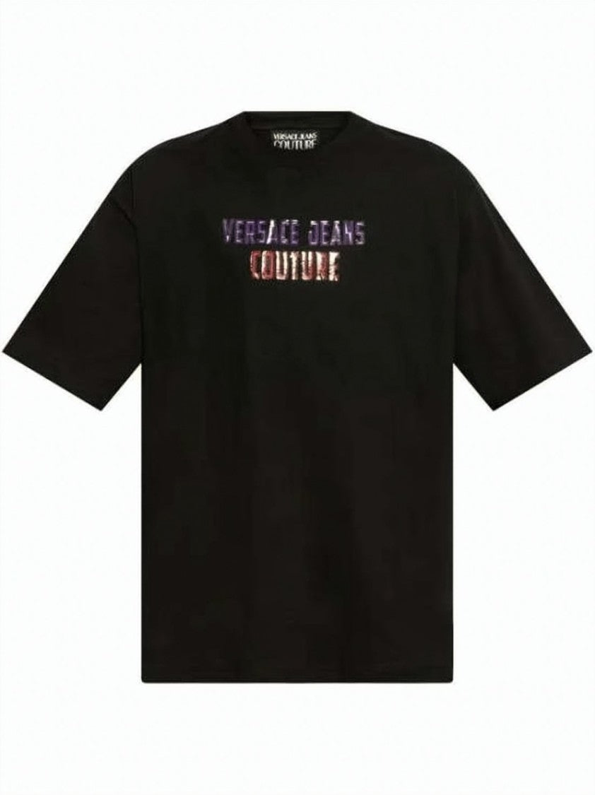 Versace Short-Sleeved Black T-Shirt