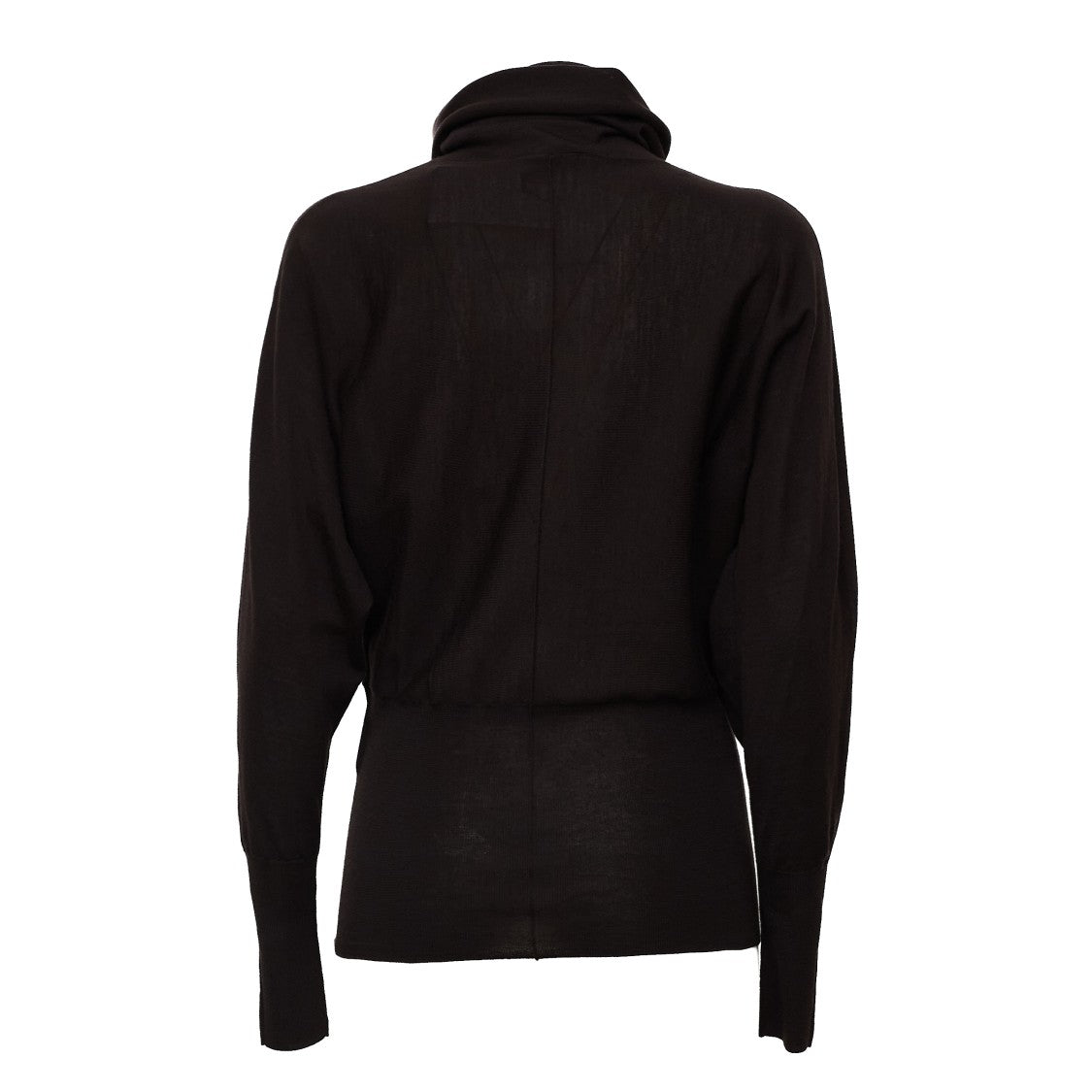 Soeur Lindsay Boxy Drop-Shoulder Turtleneck Sweater