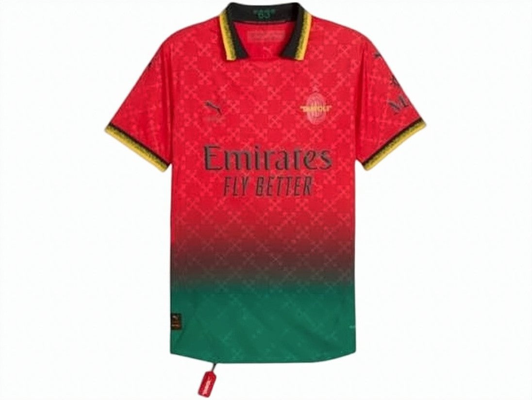 Puma Gradient Red And Green Training Shirt
