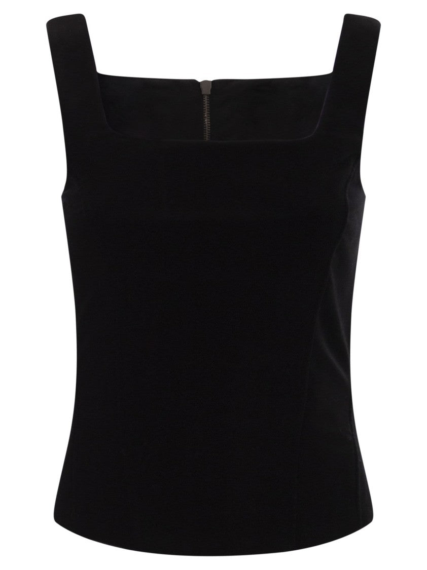 Max Mara Baden1234 - Velvet Bustier Top