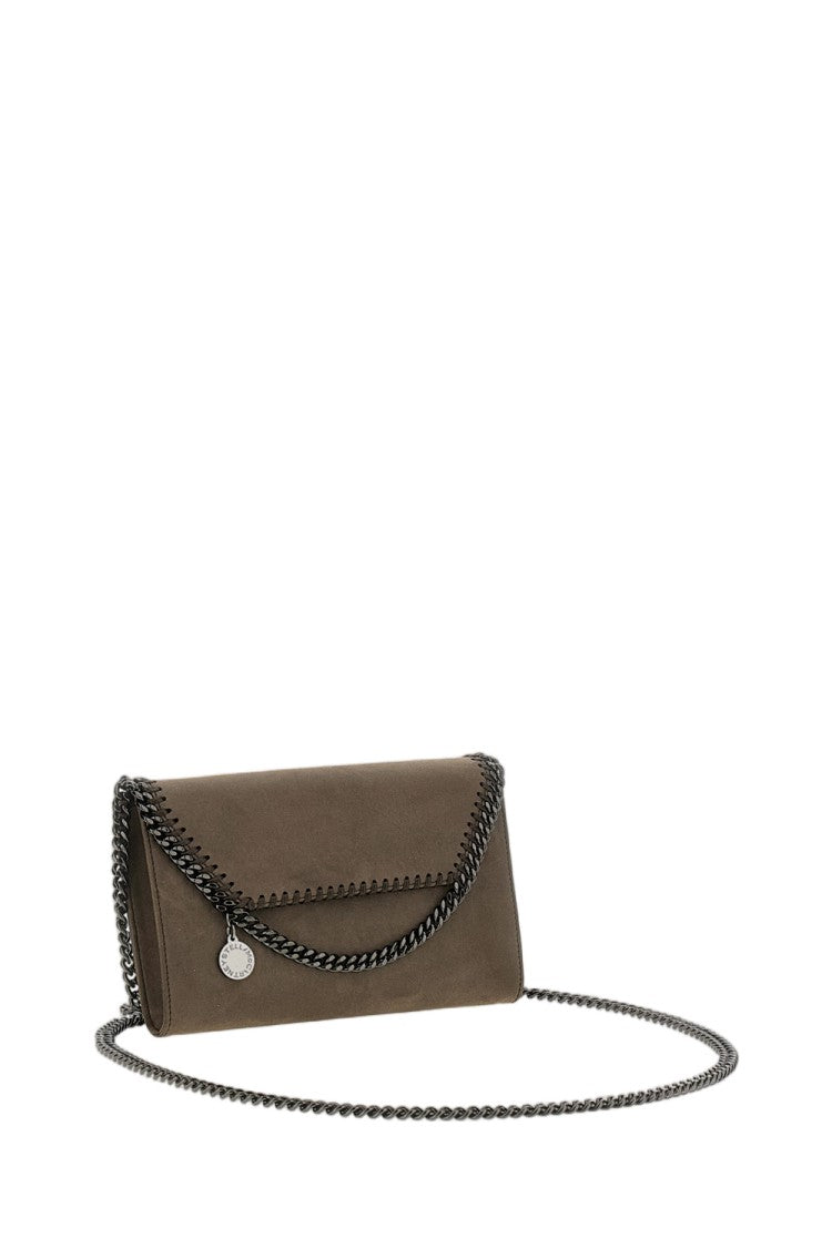 Stella Mccartney Grey Falabella Alter Suede Bag
