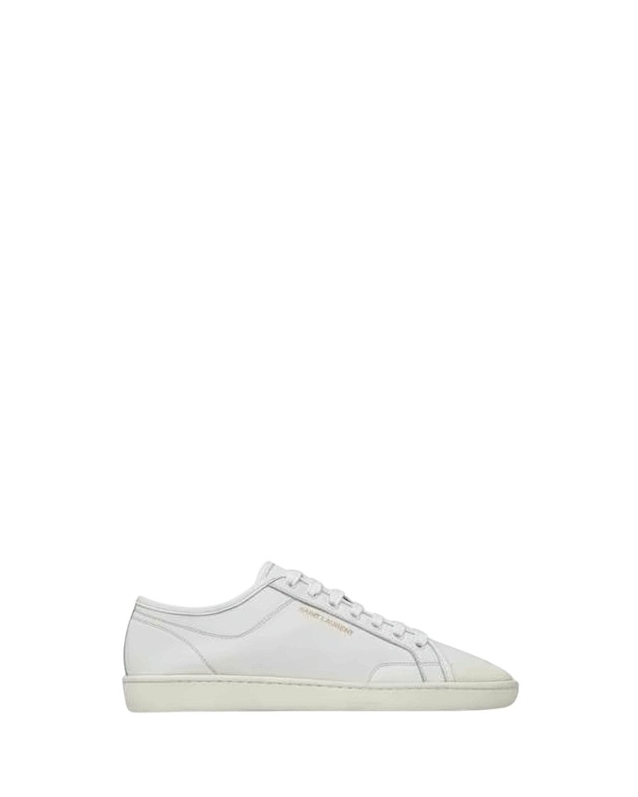 Saint Laurent Minimalist Low-Top Sneakers Crafted