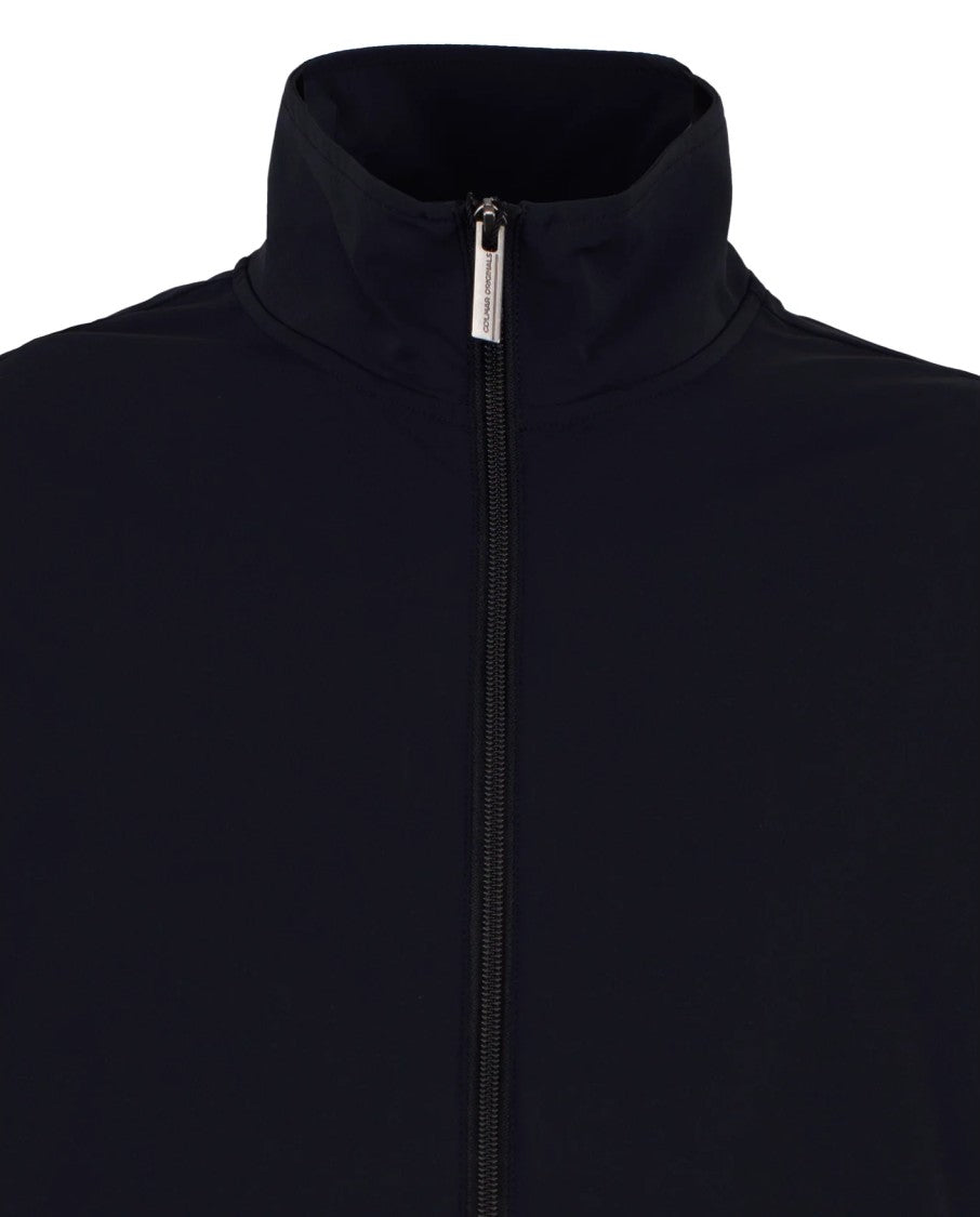 Colmar Originals Fitted Black Jacket With High Collar