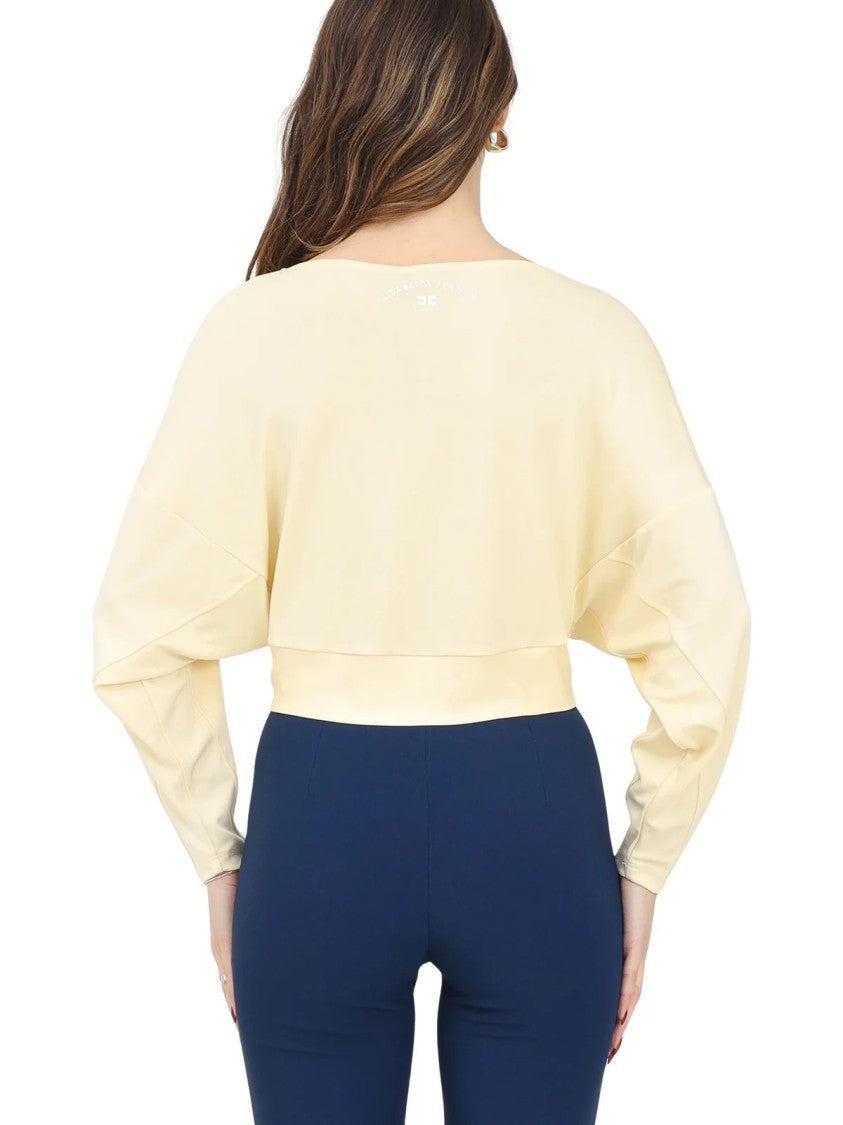 Elisabetta Franchi Yellow Stretch Viscose Women Blouse