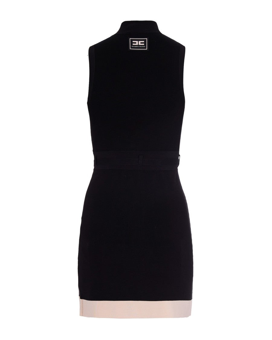 Elisabetta Franchi Fitted Sleeveless Mini Dress