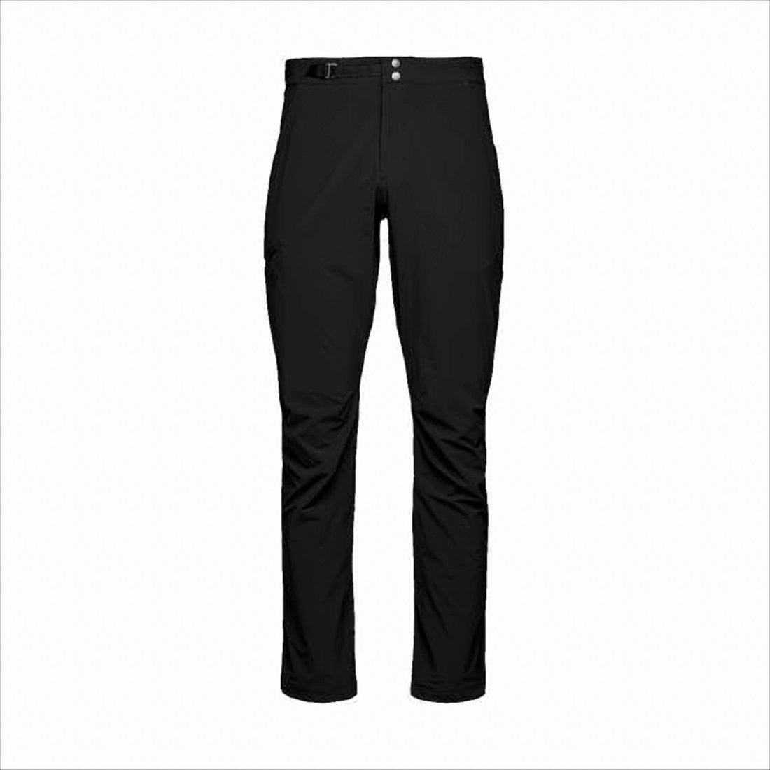 Black Diamond Streamlined Straight Pants With Tailored Fit