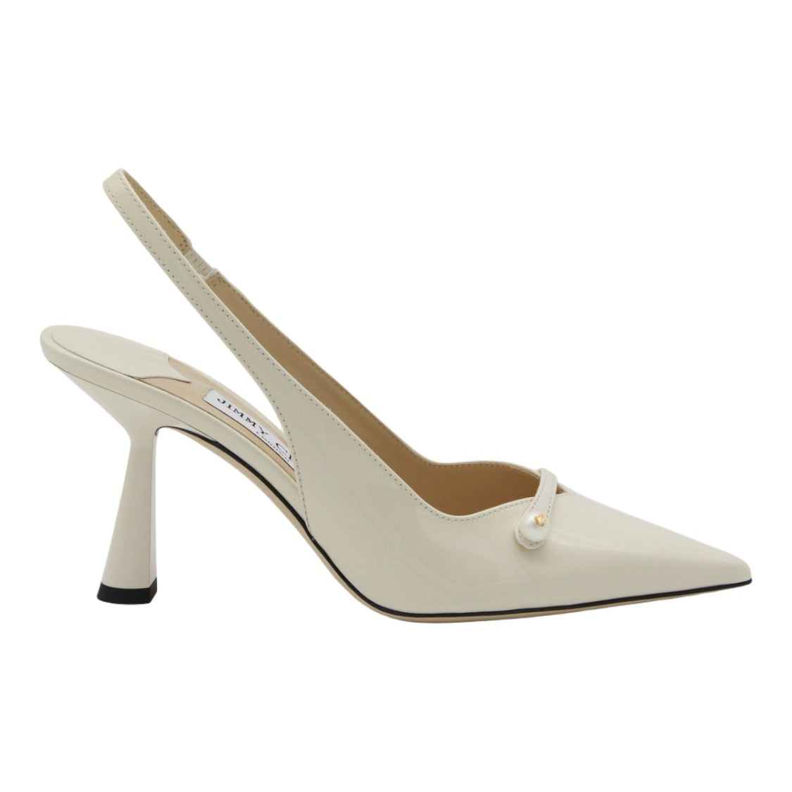 Jimmy Choo Glossy Finish Pointed-Toe Slingback Pumps