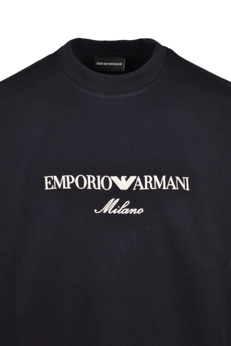 Emporio Armani Stretch Crewneck Sweatshirt - Multicolor