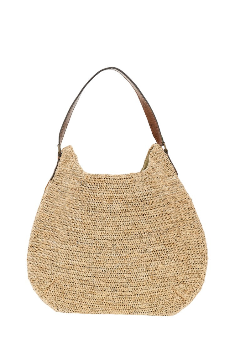 Ibeliv Beige Meva Raffia Bag