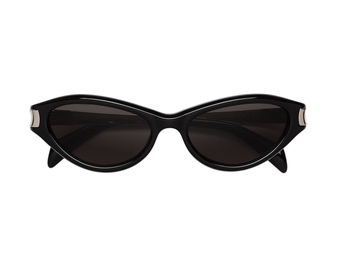 Retrosuperfuture Glossy Black Solazu Bold Cat-Eye Sunglasses