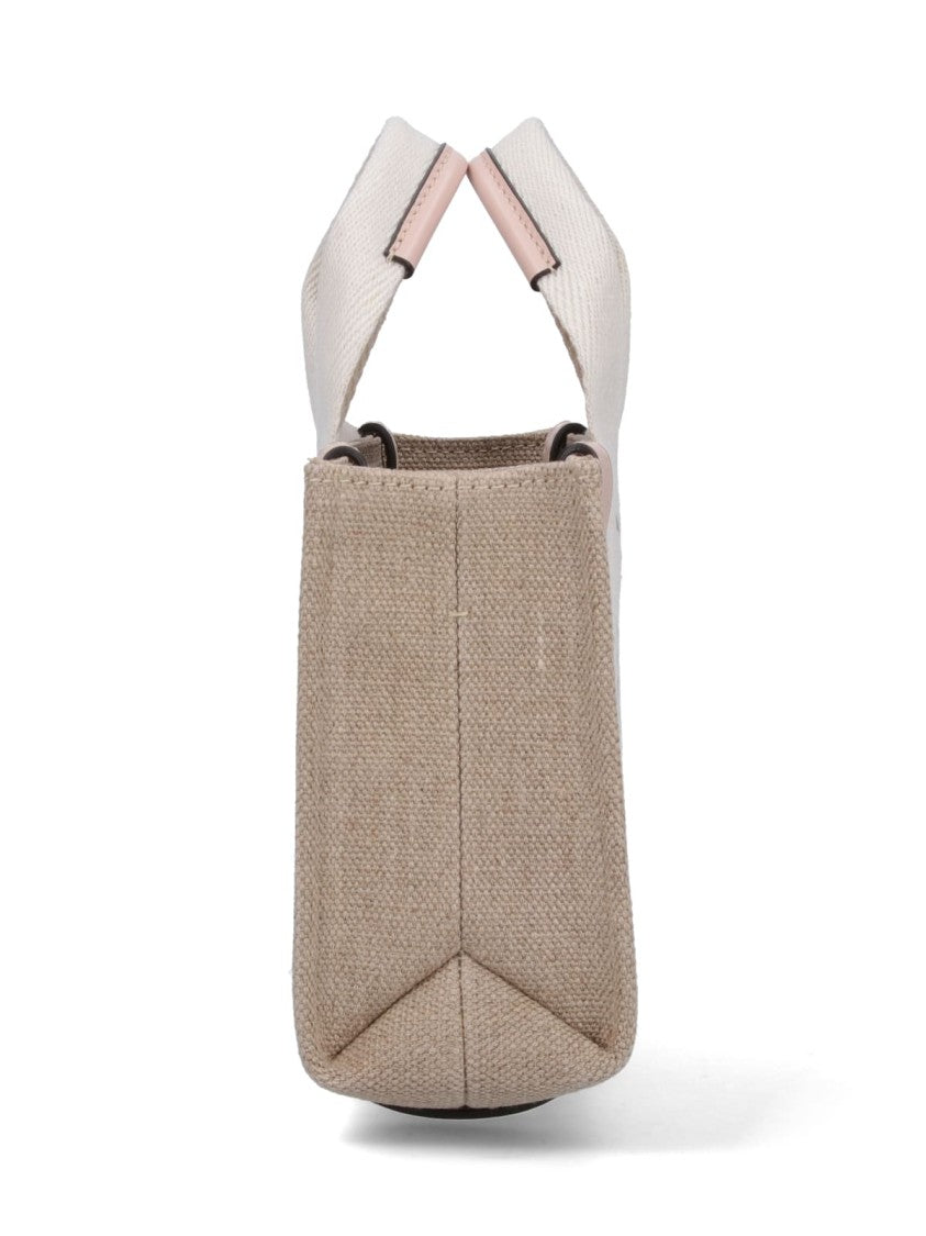 Chloé "Woody" Mini Bag Beige