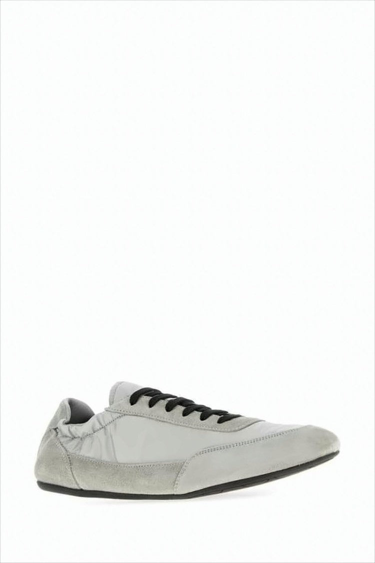 Prada Low-Profile Grey Sneaker With Smooth