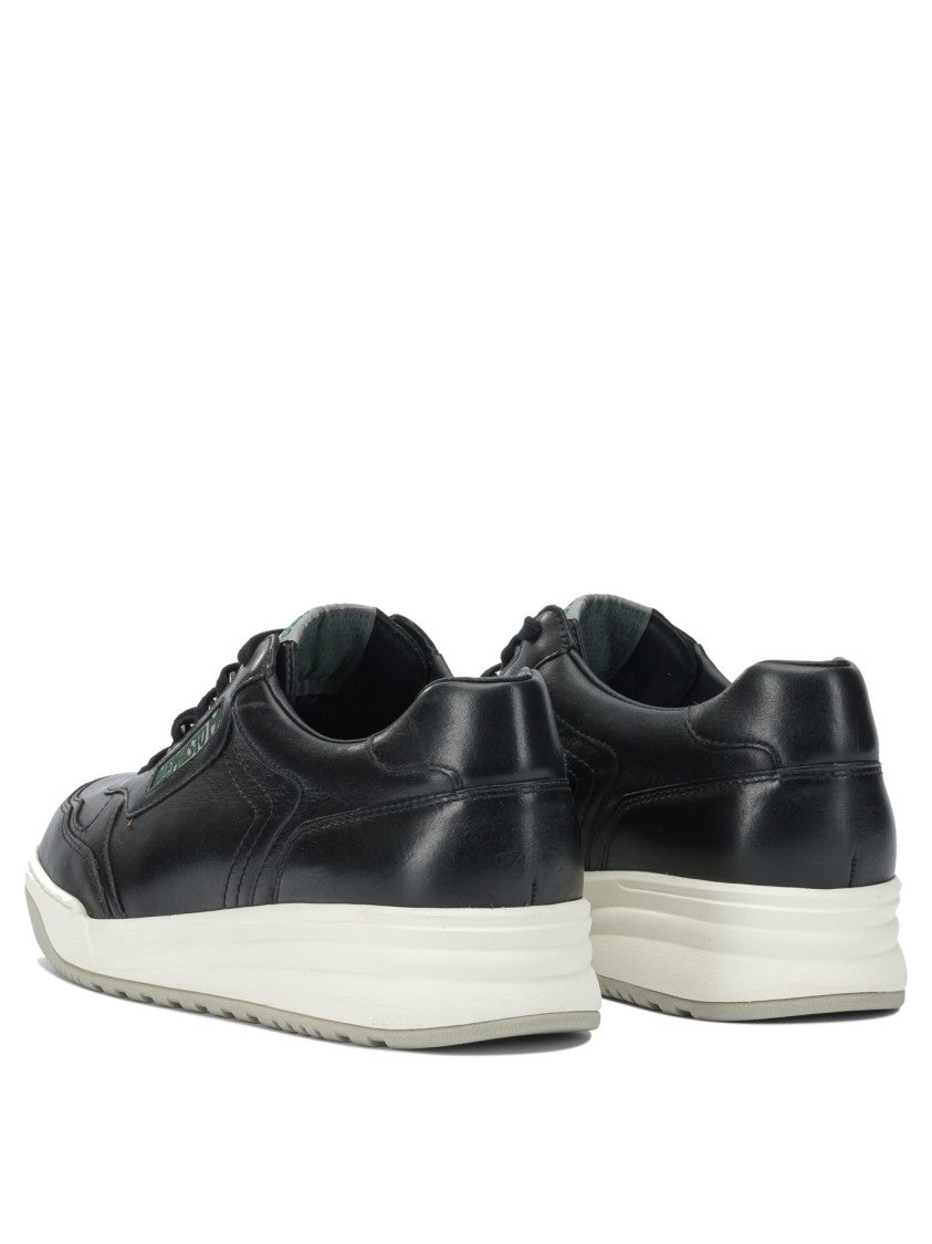 Mephisto Black Leather Sneakers