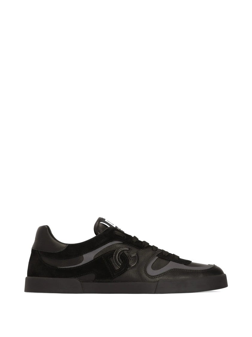 Dolce & Gabbana Sneaker Bassa Calf Leather Suede Sneakers