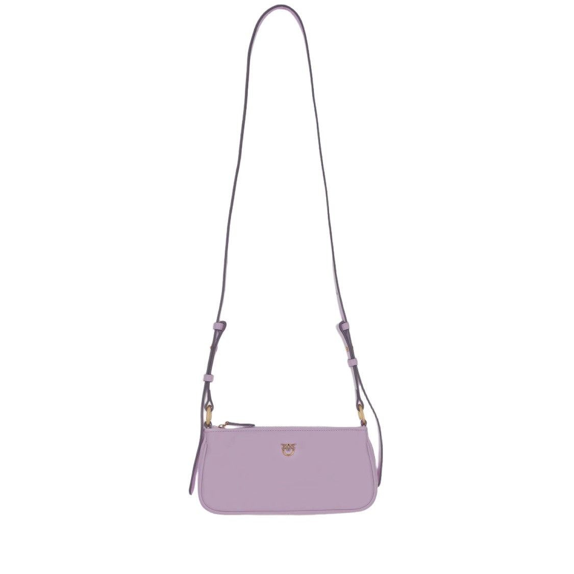 Pinko Half Moon Baguette Mini Leather Bag