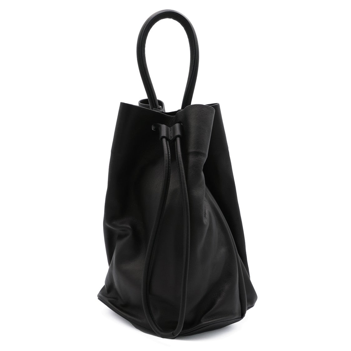 Uma Wang Minimalist Slouchy Drawstring Shoulder Bag