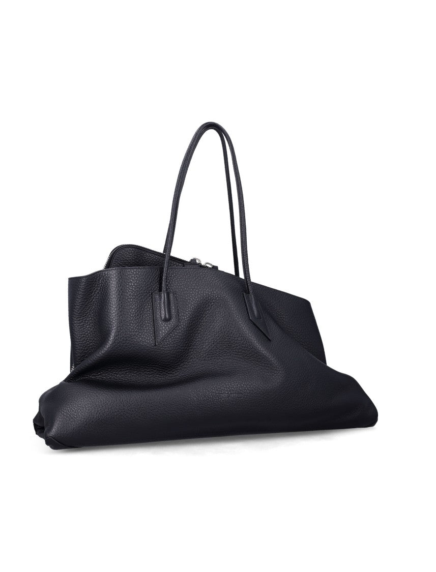 The Attico La Passeggiata Large Textured Leather Bag