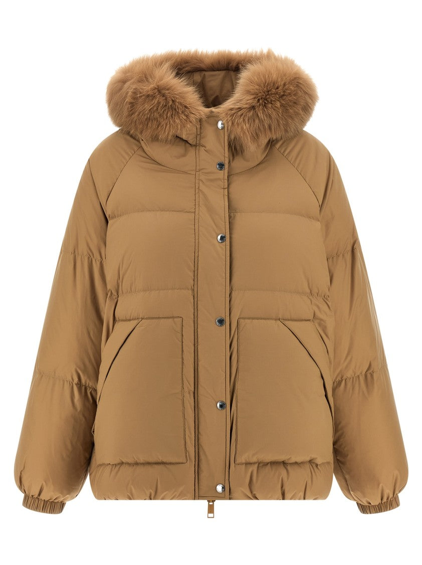 Yves Salomon Fur Insert Down Jacket