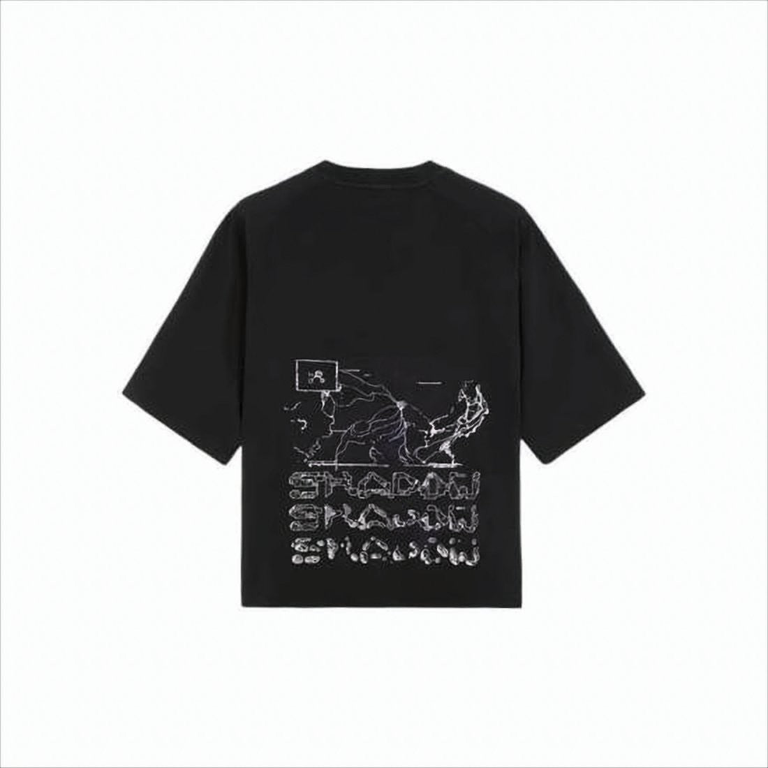 Stone Island Relaxed-Fit Black T-Shirt With Signature Graphic Design