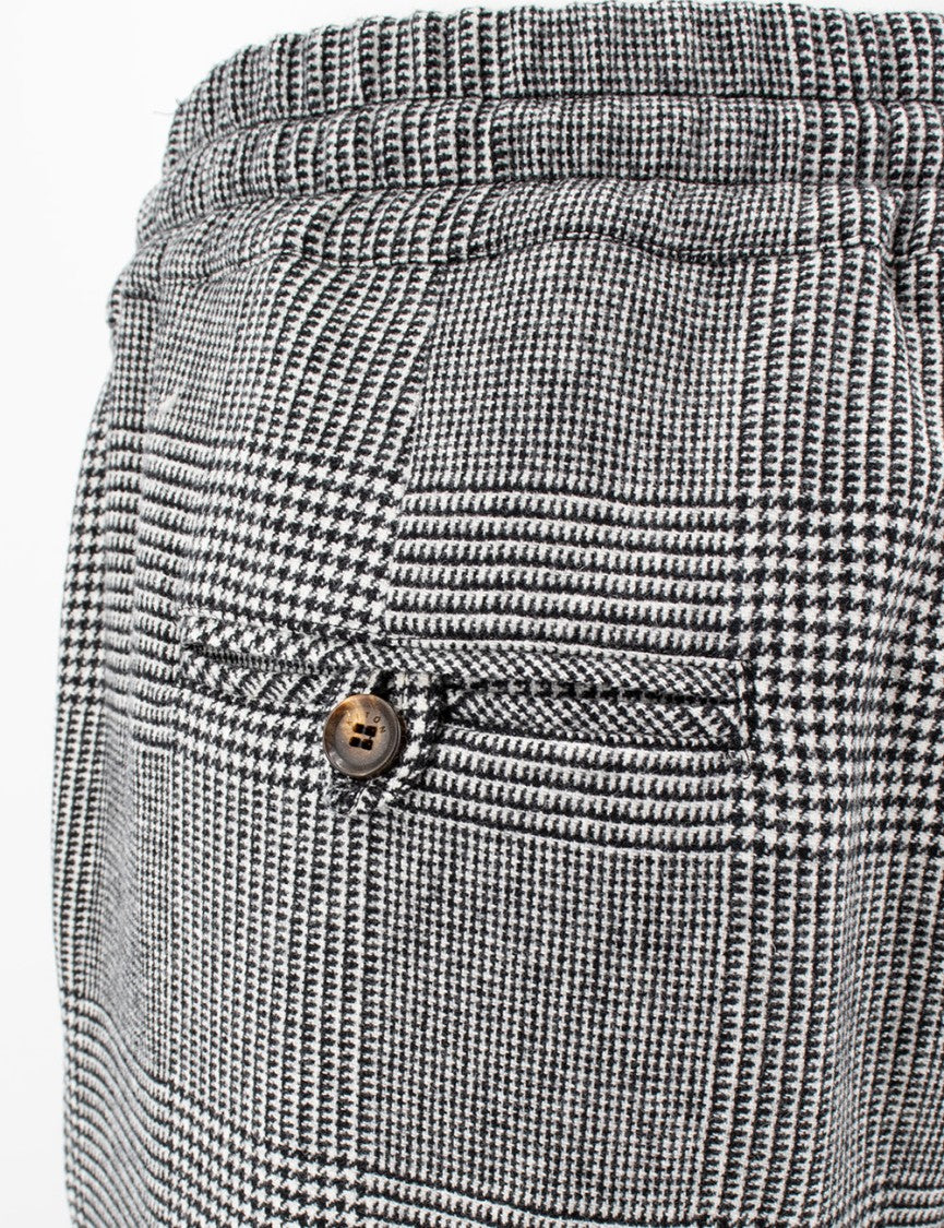 Kiton Soft Virgin Wool Black Trousers