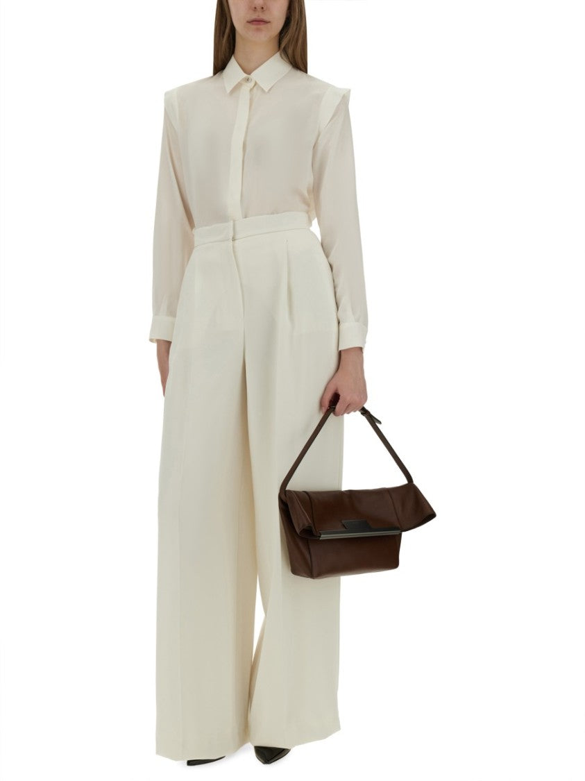 Max Mara Zirlo Concealed Placket Silk Shirt