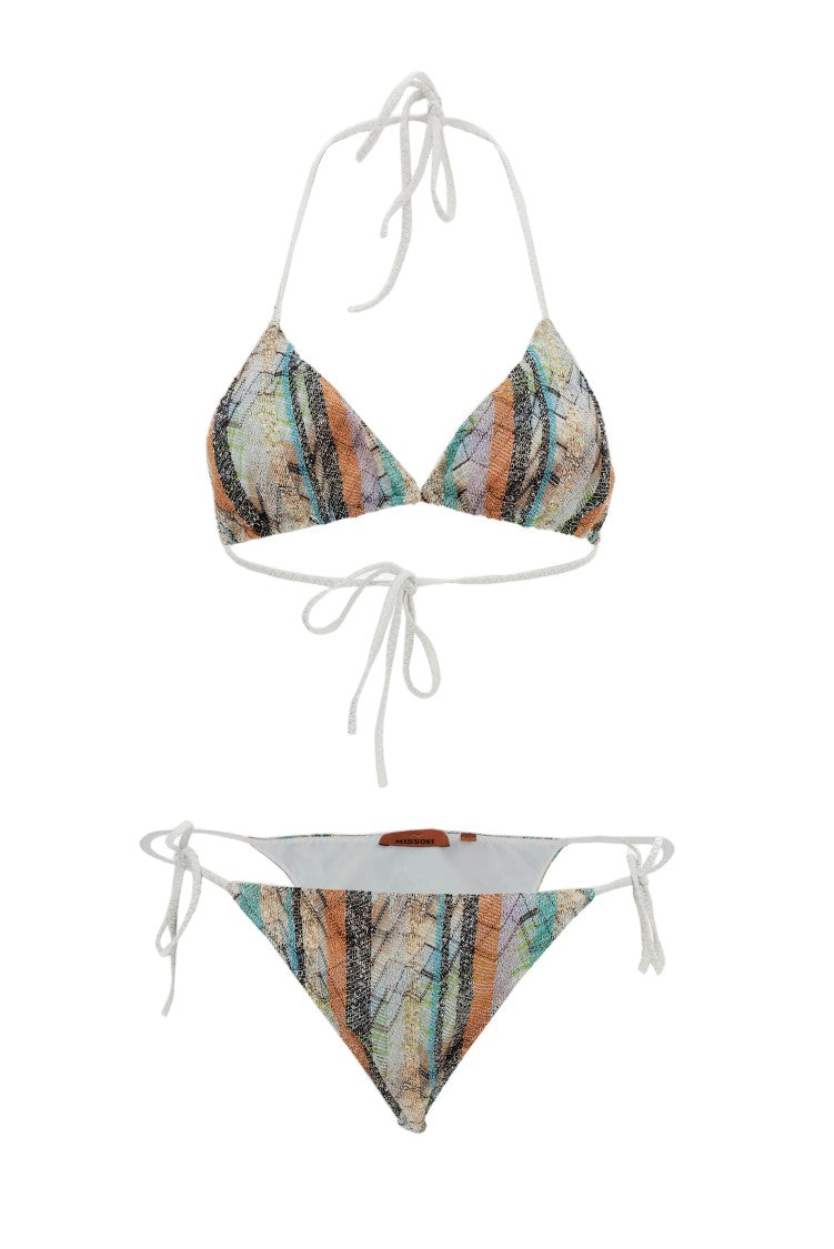 Missoni Missoni Multicolor Self-Tie Bikini