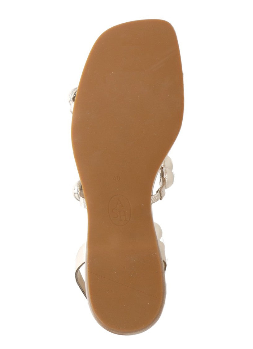 Ash Gold Regy Studded Leather Sandals