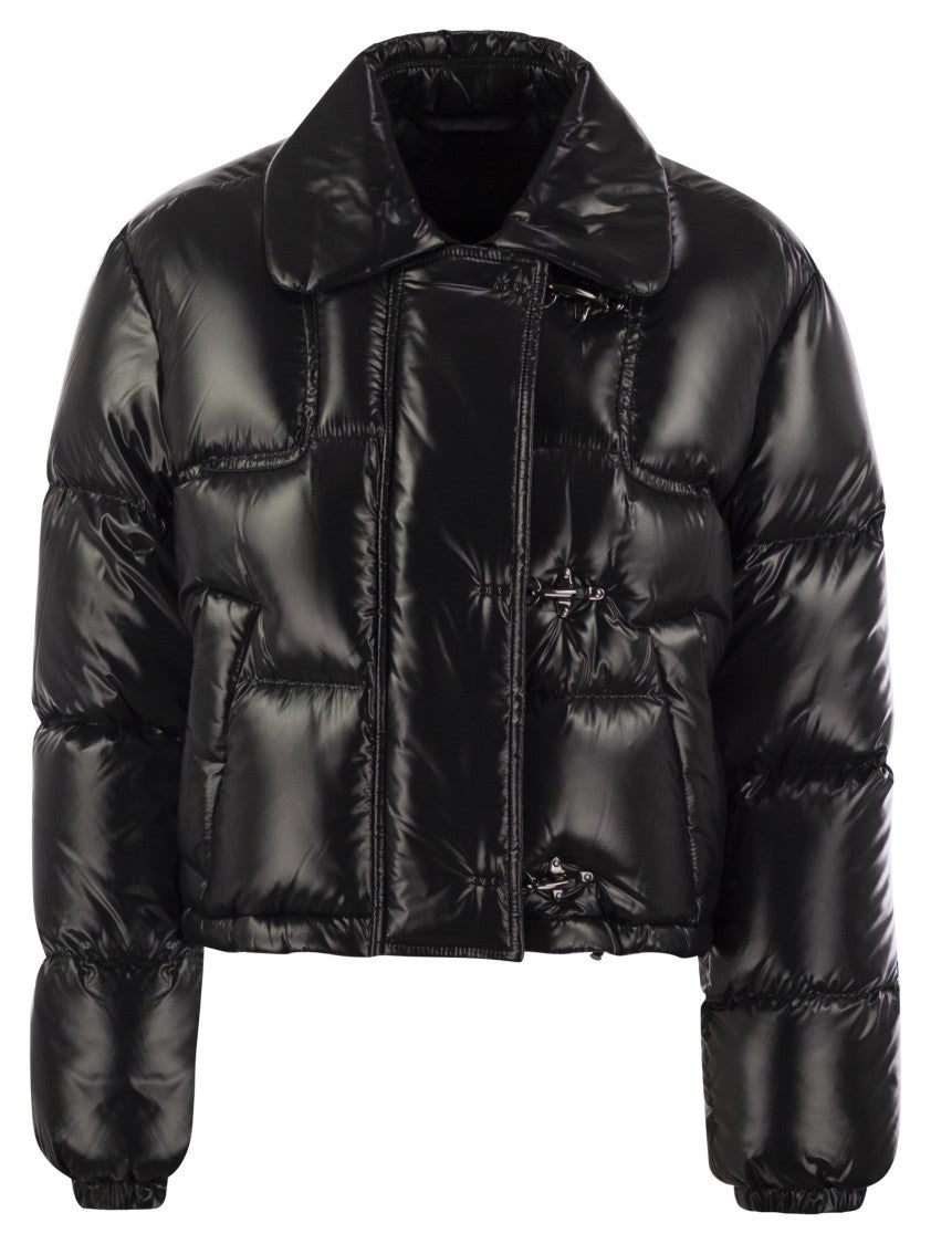 Fay 3-Hook Cropped Down Jacket