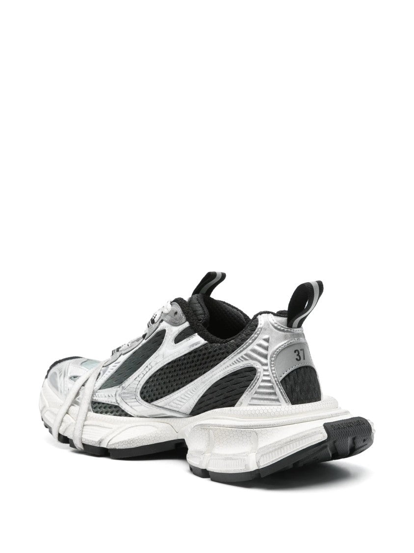 Balenciaga 3Xl Gradient Silver Chunky Sneakers