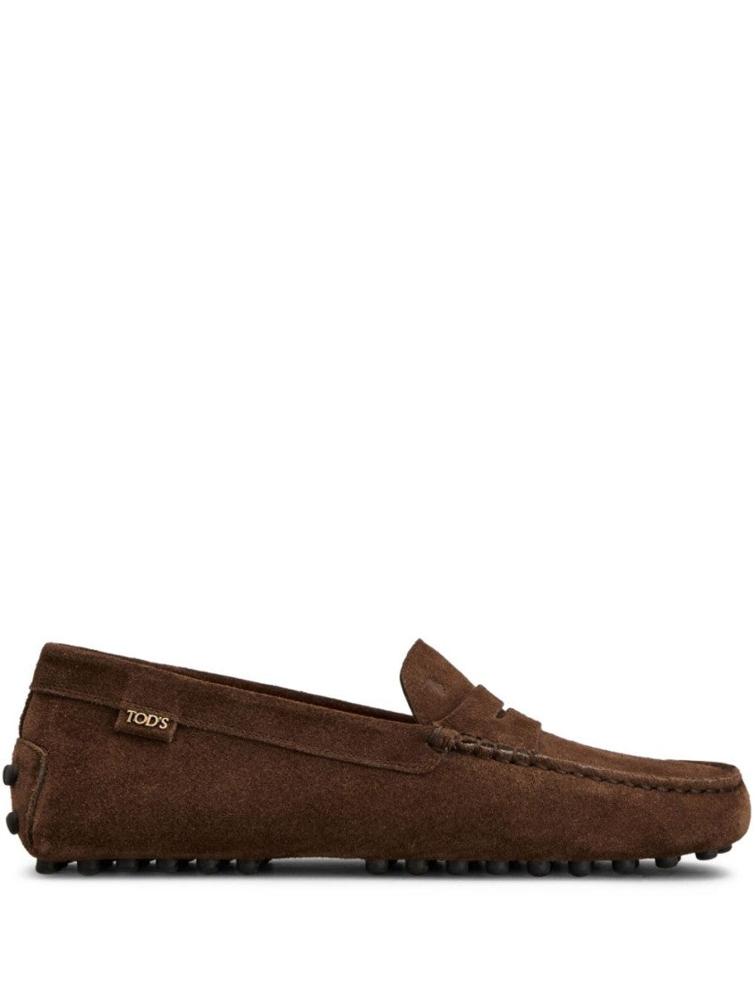 Tod's Chic Calf Leather Flat Shoes